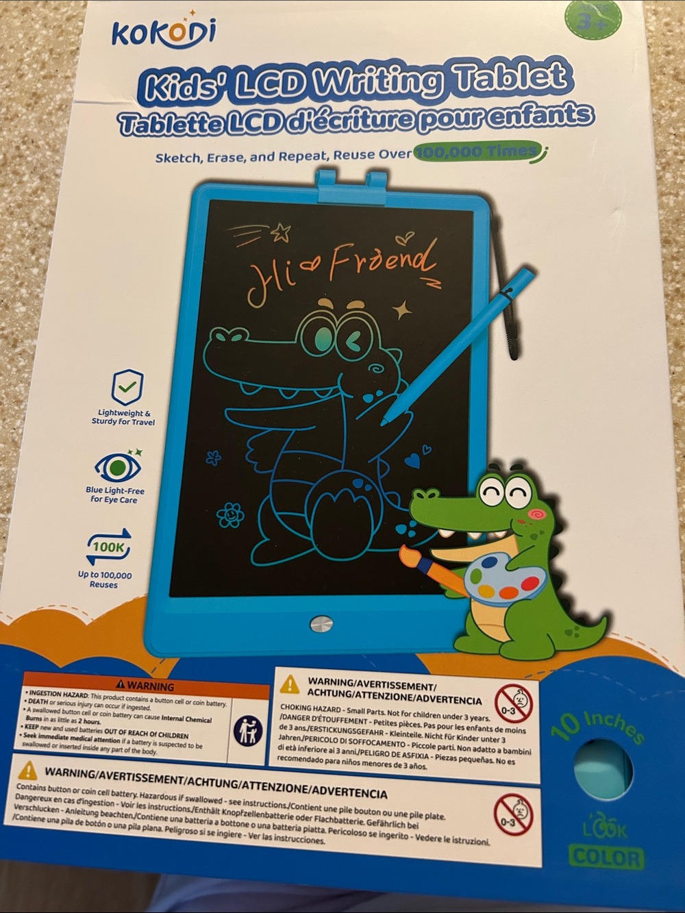 Kokodi Kids' LCD Writing Tablet - Blue